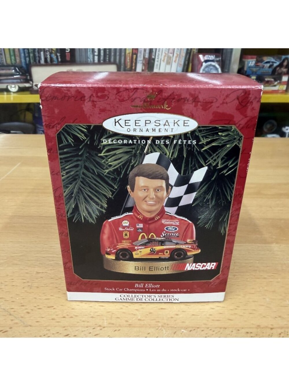 Hallmark Ornament 1999 Bill Elliott Stock car Champions Nascar #3